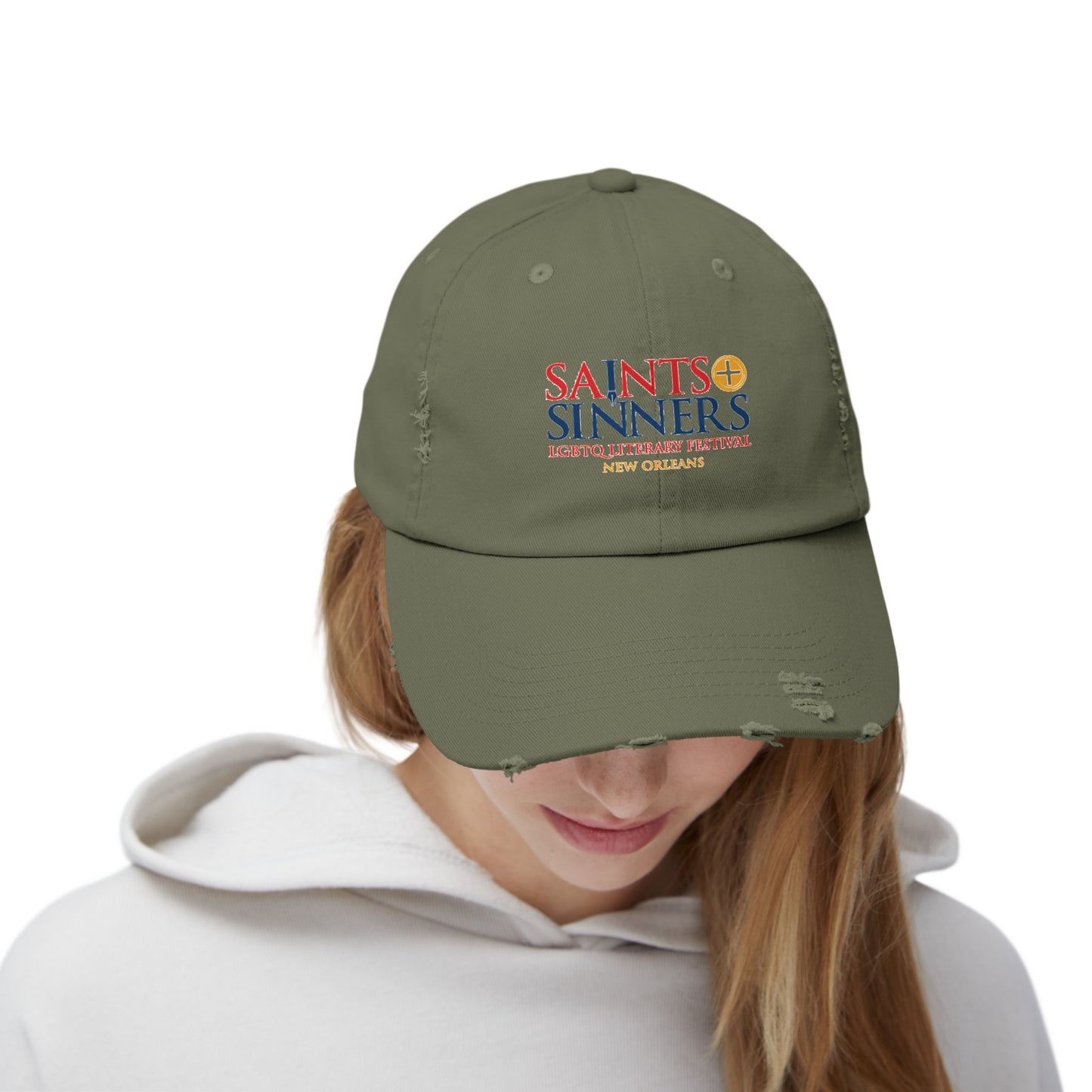 Saints & Sinners Logo Distressed Cap