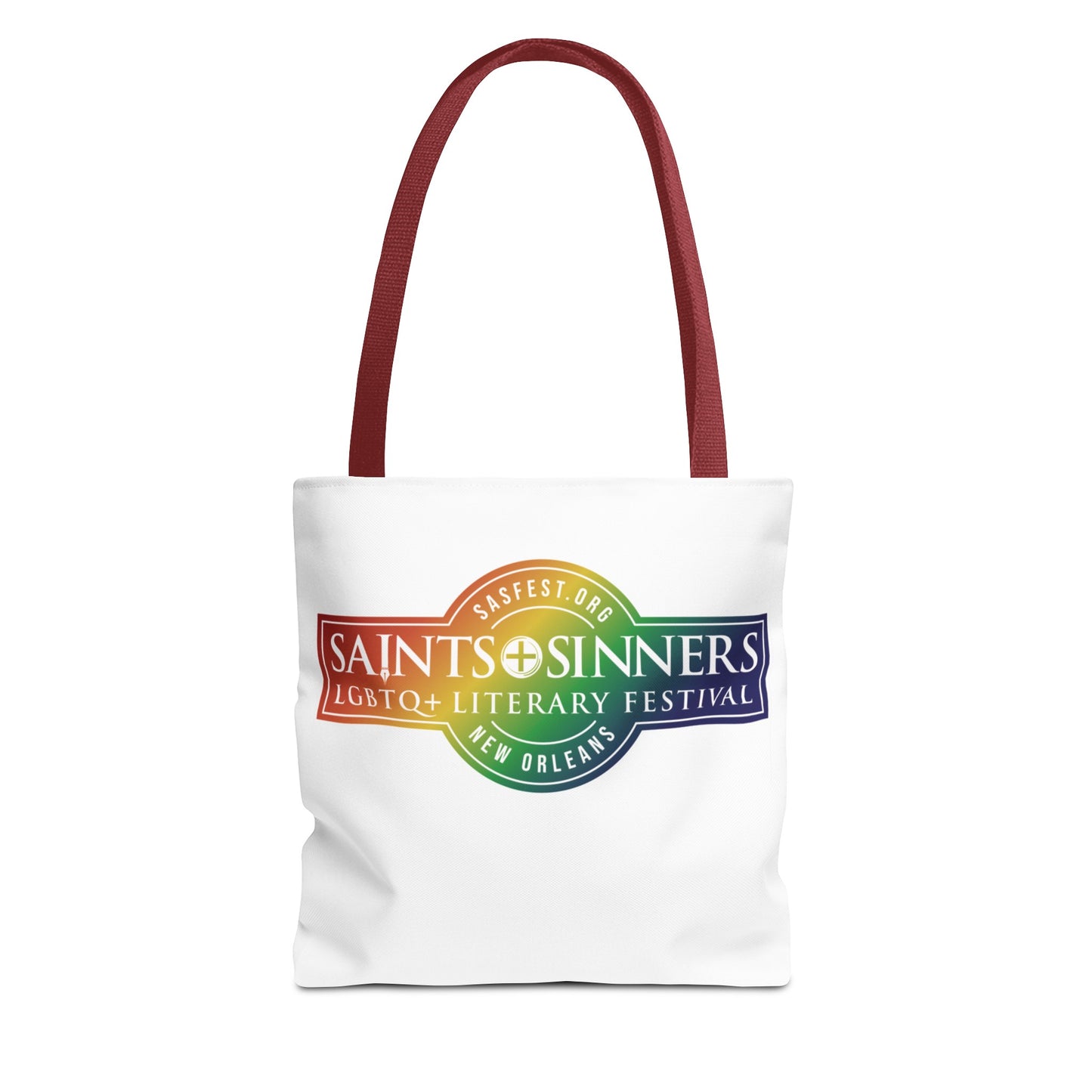 Saints & Sinners Rainbow Logo Tote Bag