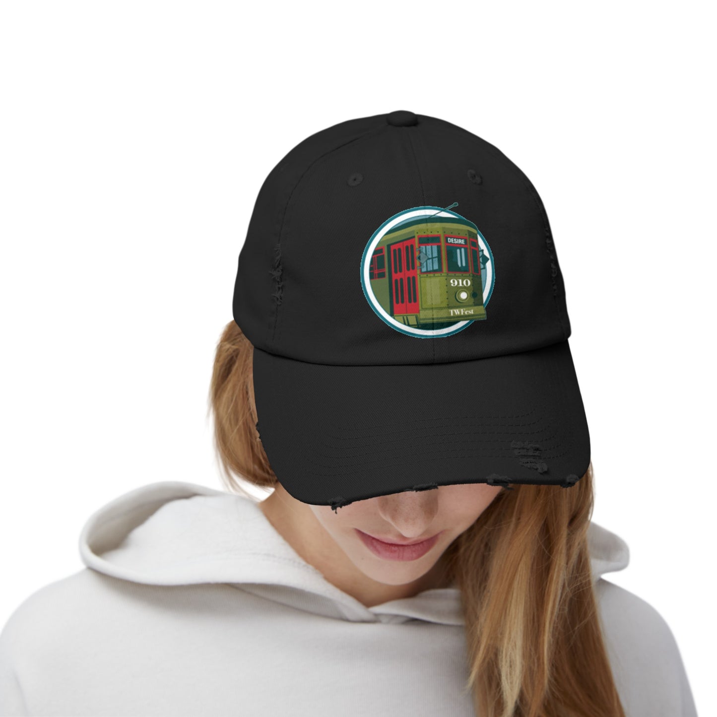 TWFest Logo Distressed Cap