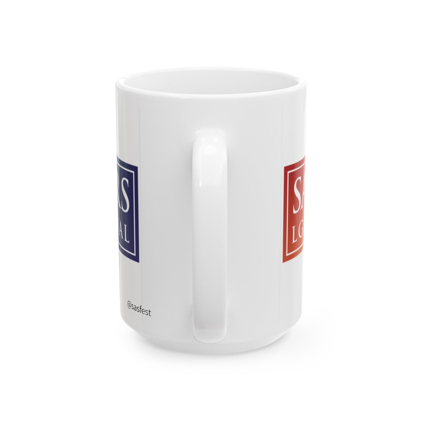 SASFest Rainbow Logo Ceramic Mug
