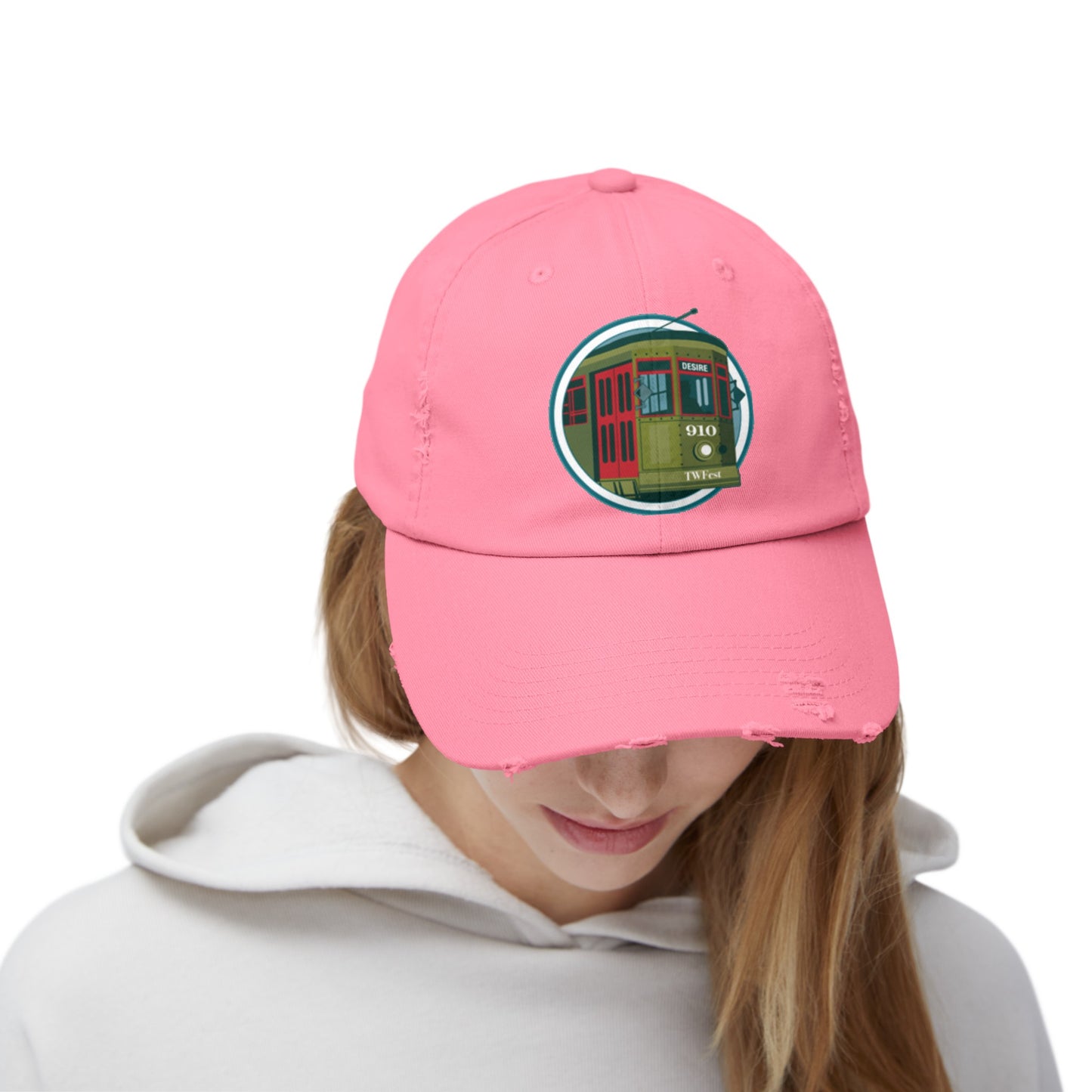 TWFest Logo Distressed Cap