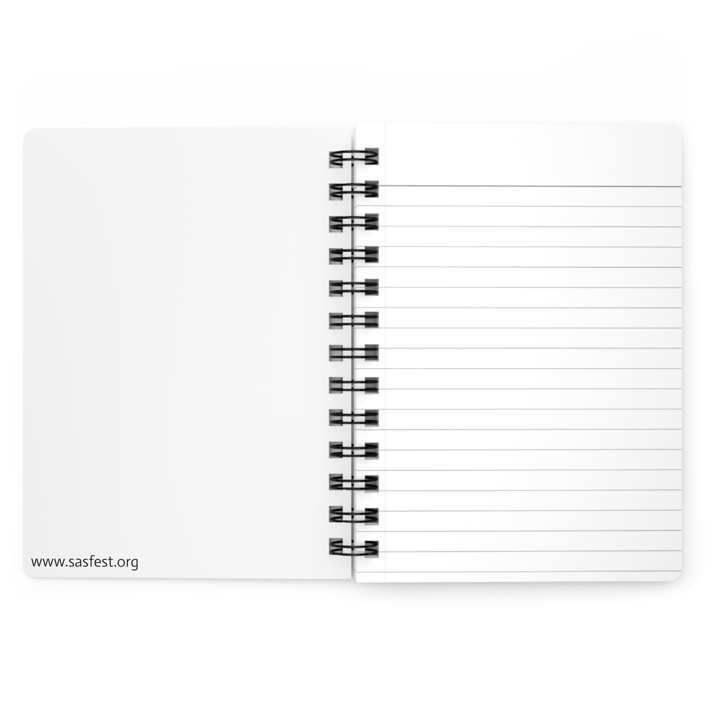 Saints & Sinners Logo Spiral Bound Journal - White