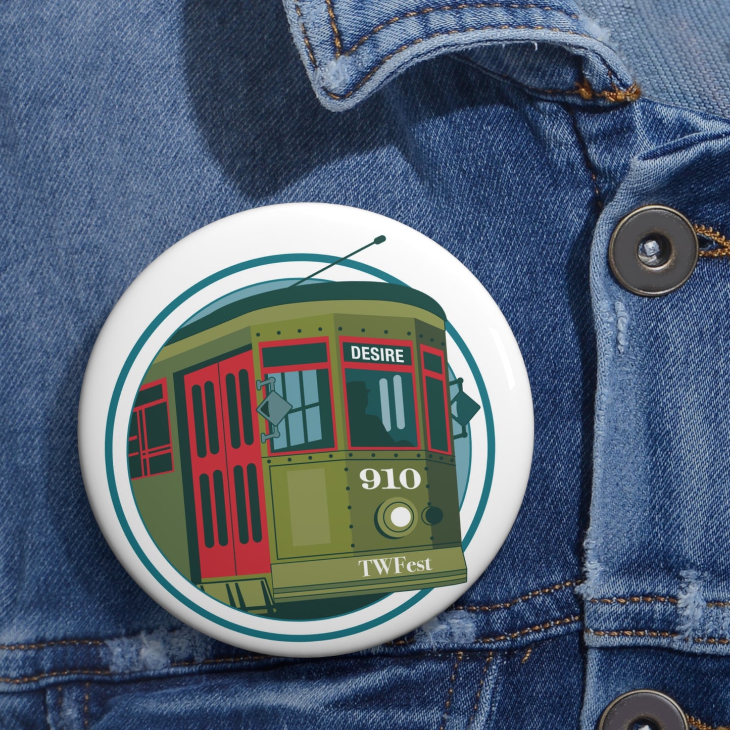 TWF Streetcar Logo Pin