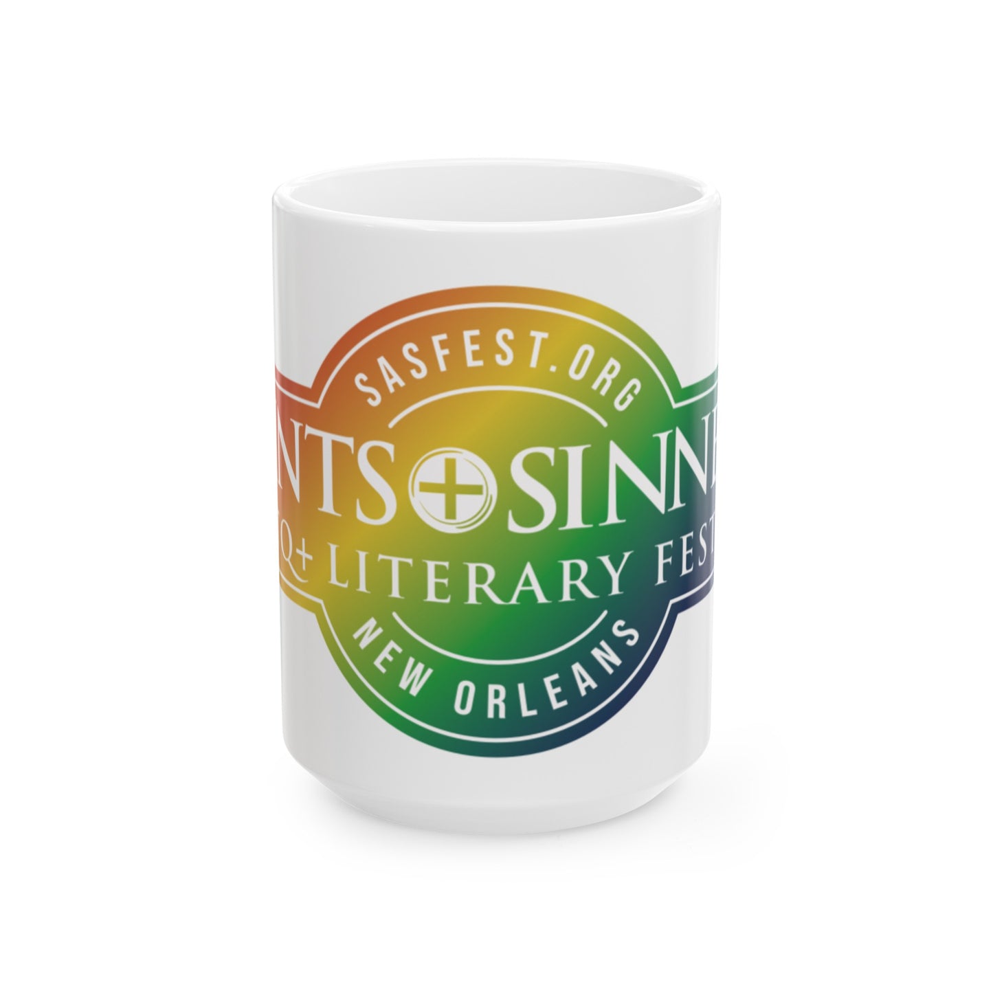 SASFest  Rainbow Logo Ceramic Mug
