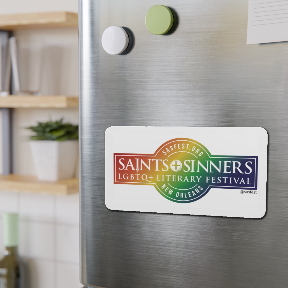 Saints & Sinners Rainbow Logo Magnet