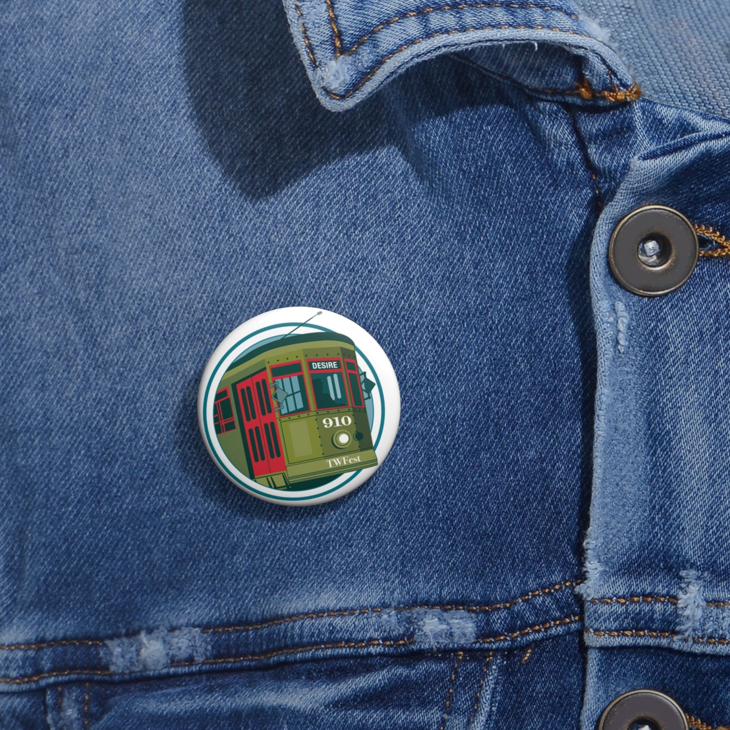 TWF Streetcar Logo Pin