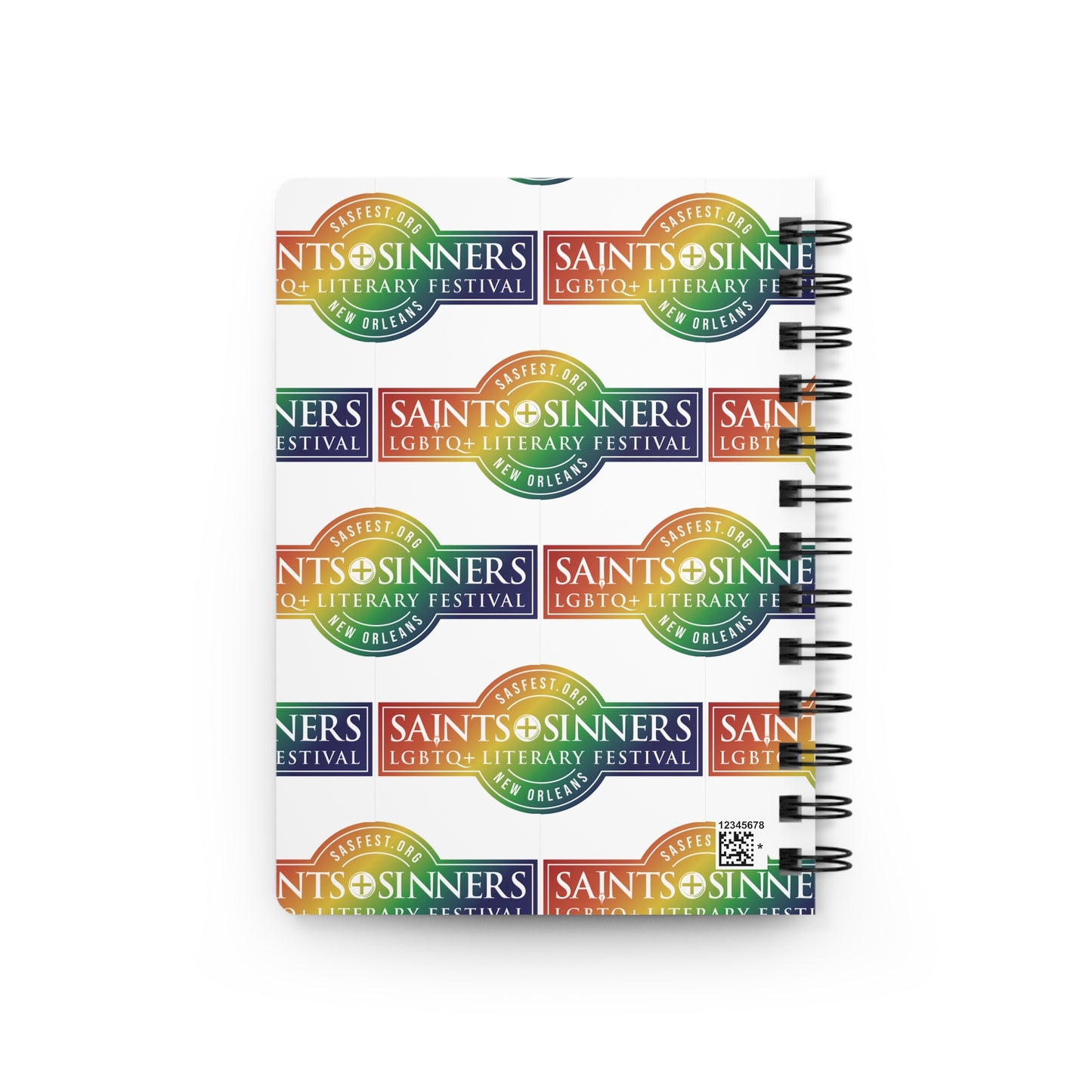 Saints & Sinners Rainbow Logo Spiral Bound Journal