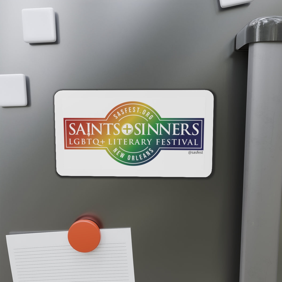 Saints & Sinners Rainbow Logo Magnet