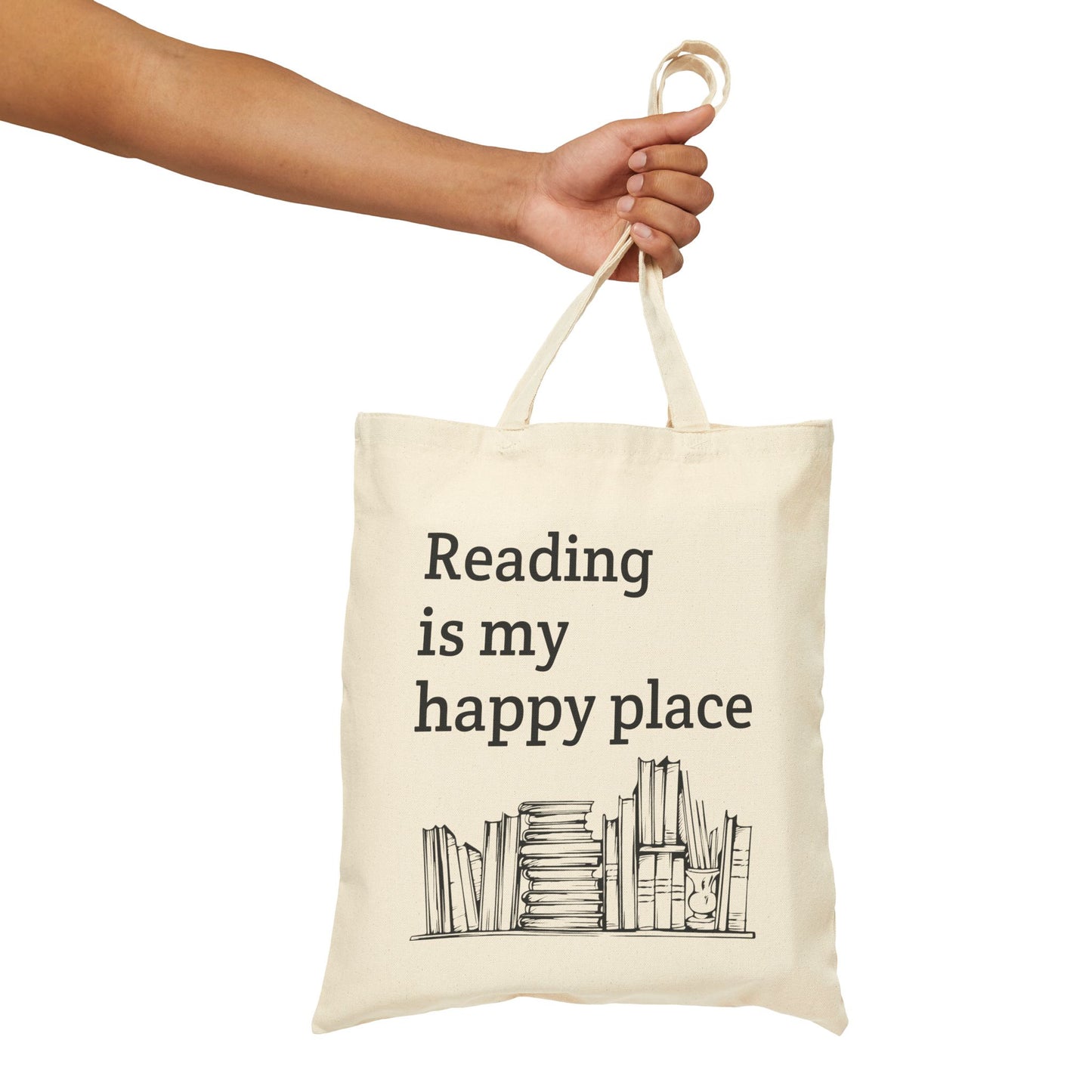 Reading Is My Happy Place Tote Bag