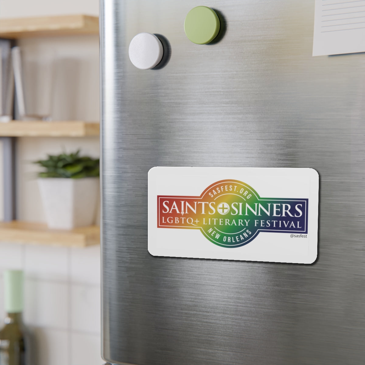 Saints & Sinners Rainbow Logo Magnet