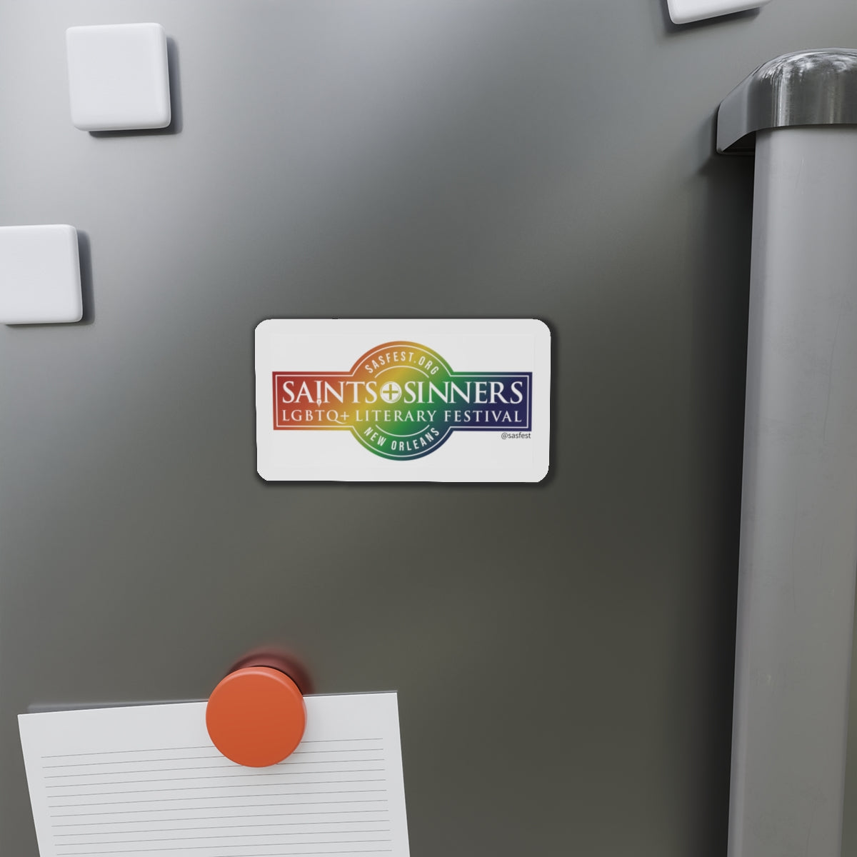 Saints & Sinners Rainbow Logo Magnet