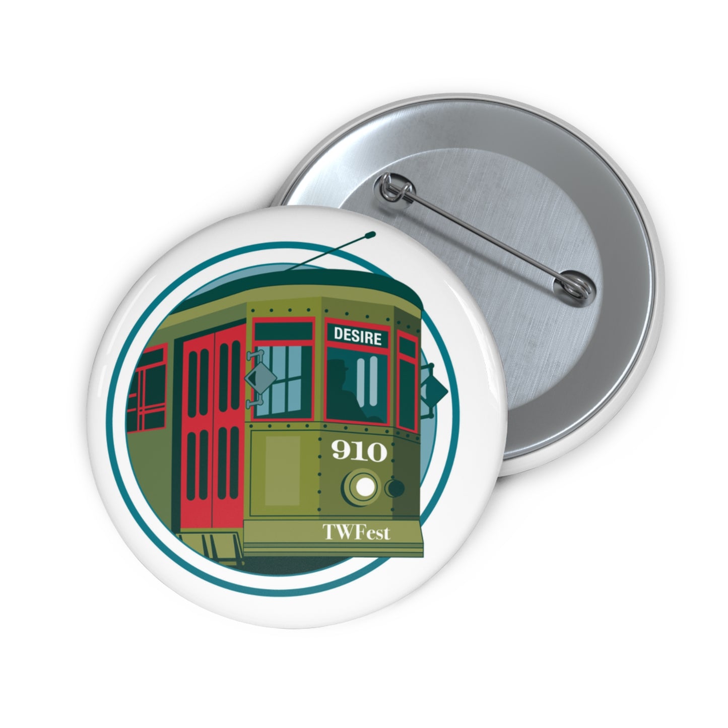 TWF Streetcar Logo Pin