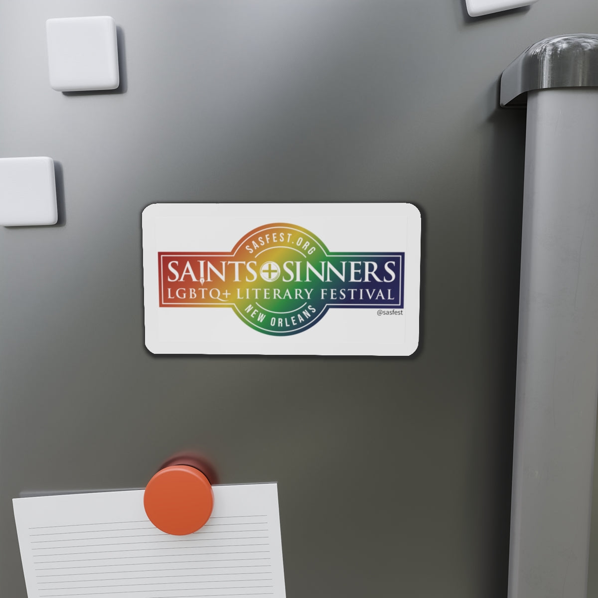 Saints & Sinners Rainbow Logo Magnet