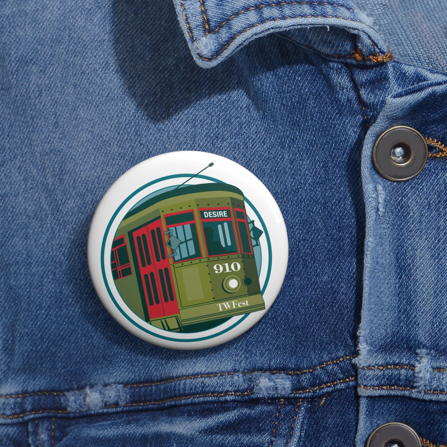 TWF Streetcar Logo Pin