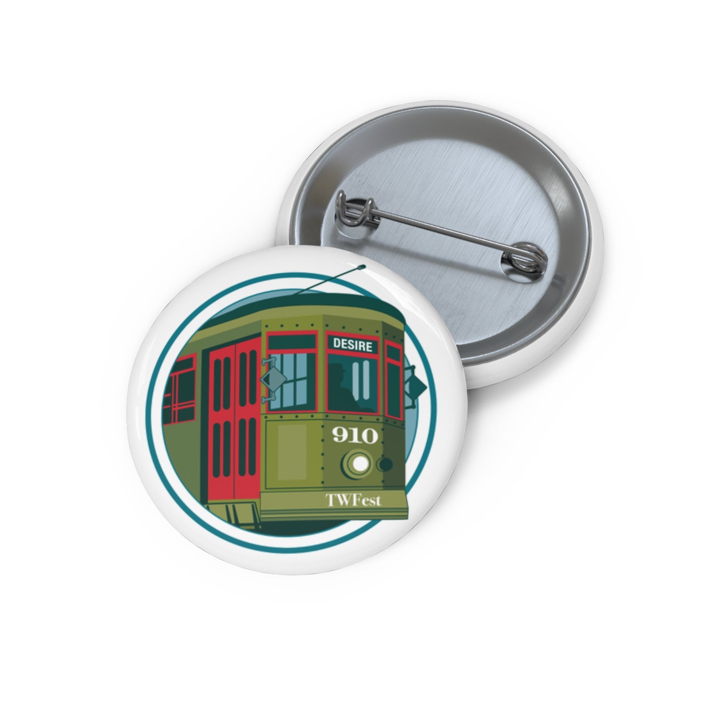 TWF Streetcar Logo Pin