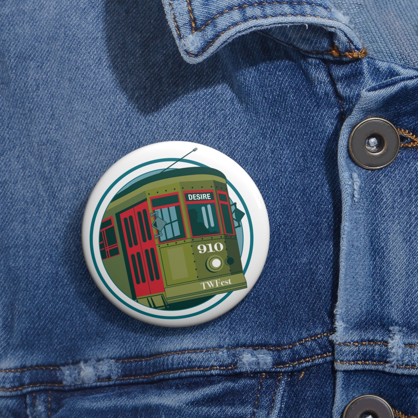 TWF Streetcar Logo Pin