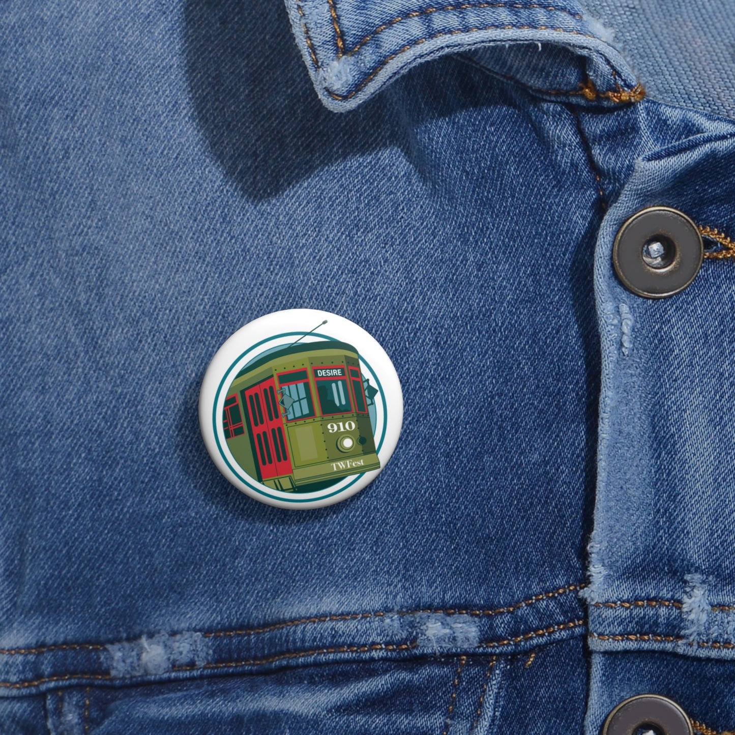 TWF Streetcar Logo Pin