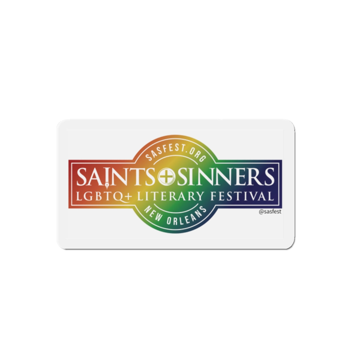 Saints & Sinners Rainbow Logo Magnet