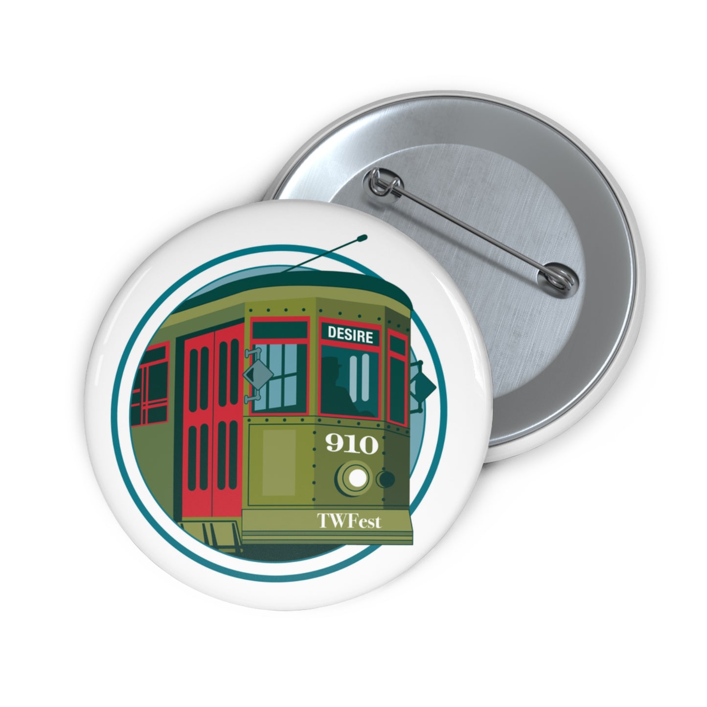 TWF Streetcar Logo Pin